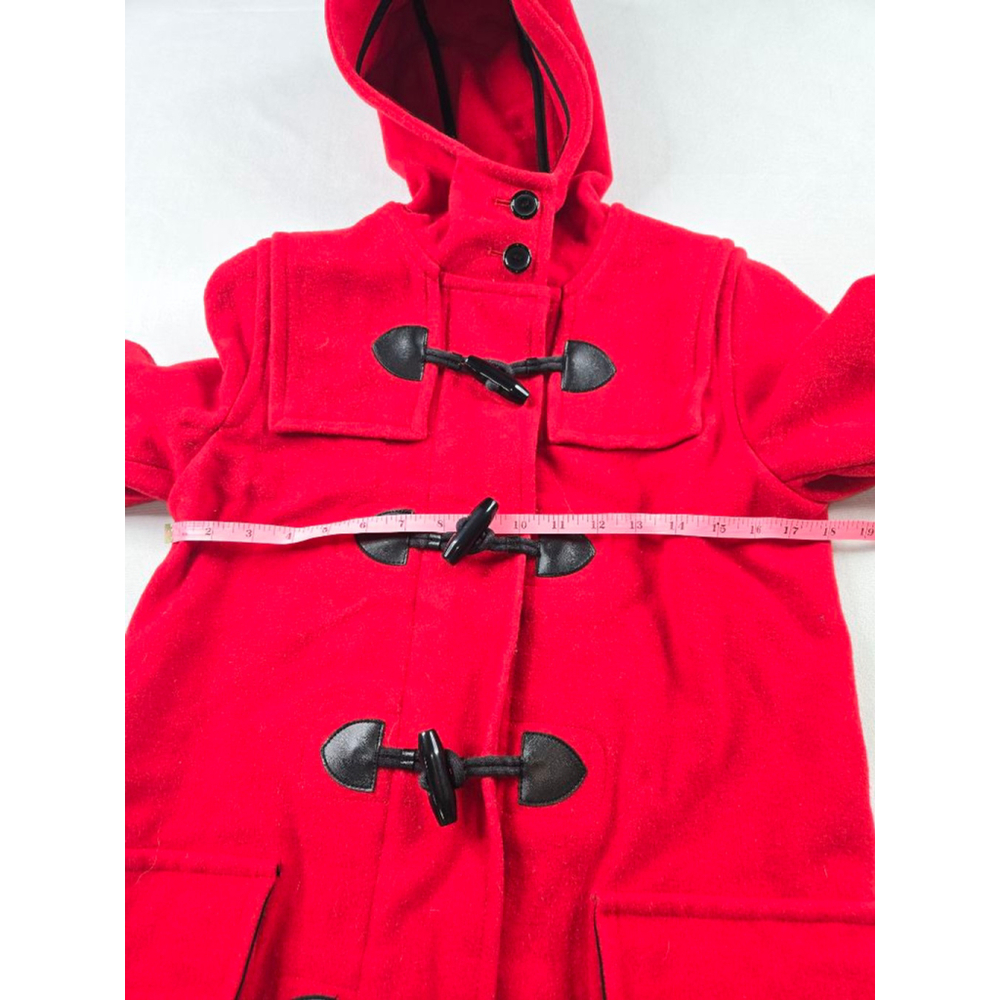 Women's Hudson's Bay Olympic Red & Black Duffle Coat XS - Picture 3 of 7
